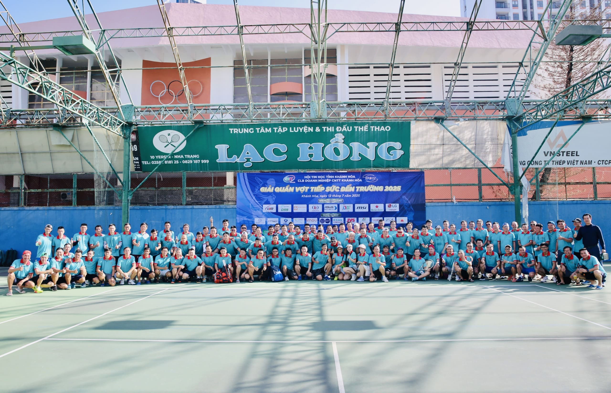 Giải tennis gây quỹ Tiếp sức đến trường 2025 của Hội Tin học Khánh Hòa
